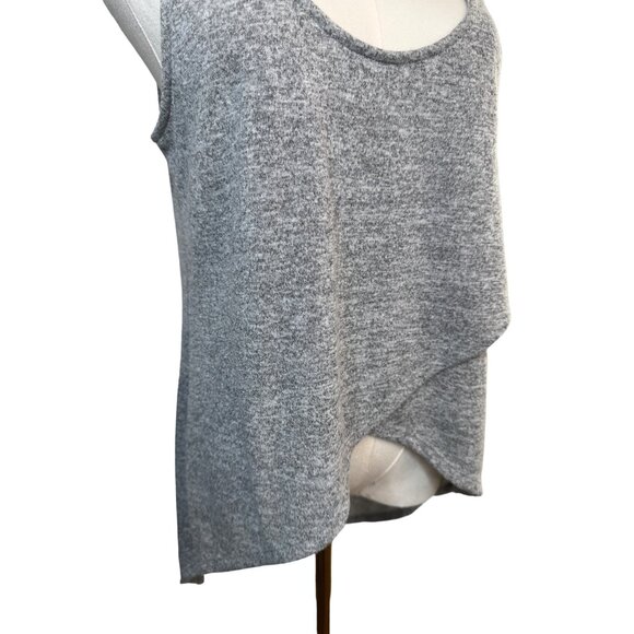 2/$25 Express One Eleven Gray Asymmetrical Hem Tank Top Size M - Picture 6 of 14